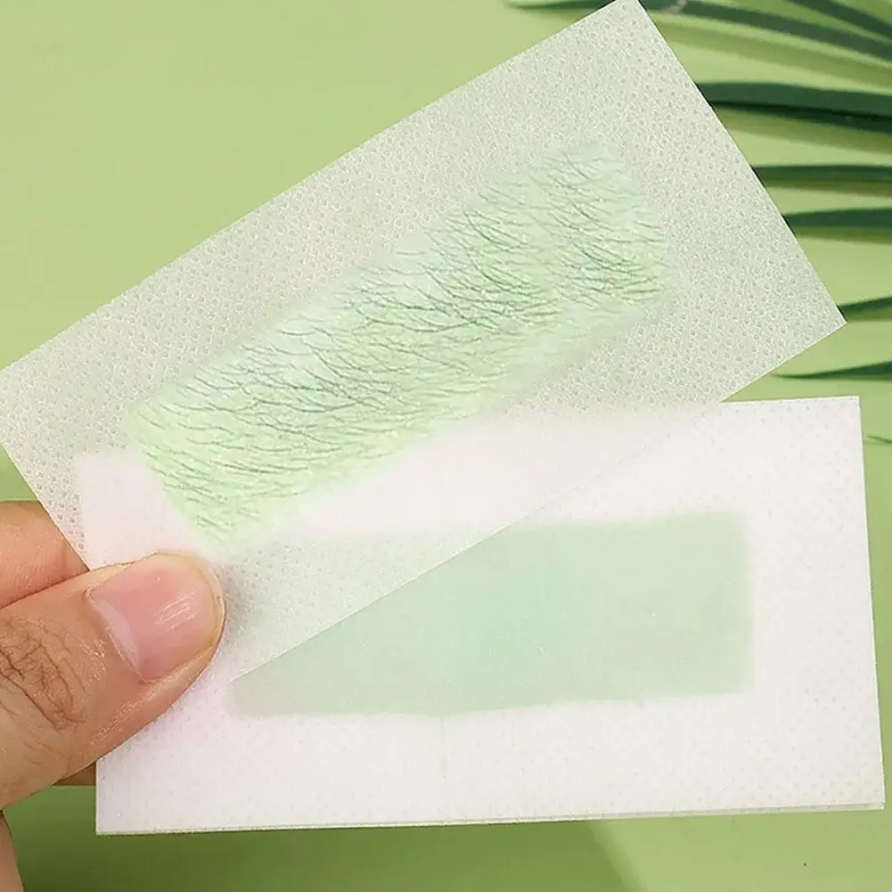 Professional Hair Removal Wax Strips For Summer Depilation Double Sided Cold Wax Paper For Leg Body Face Useful ﻿