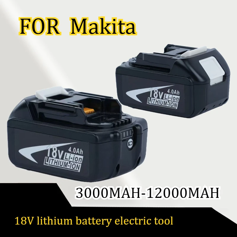 

Аккумулятор 12Ач, совместимый с литиевыми батареями Makita 18В для электроинструментов: гайковертов, угловых шлифовальных машин, электродрелей, пистолетов для мойки автомобилей (аналог BL1830, 60B)