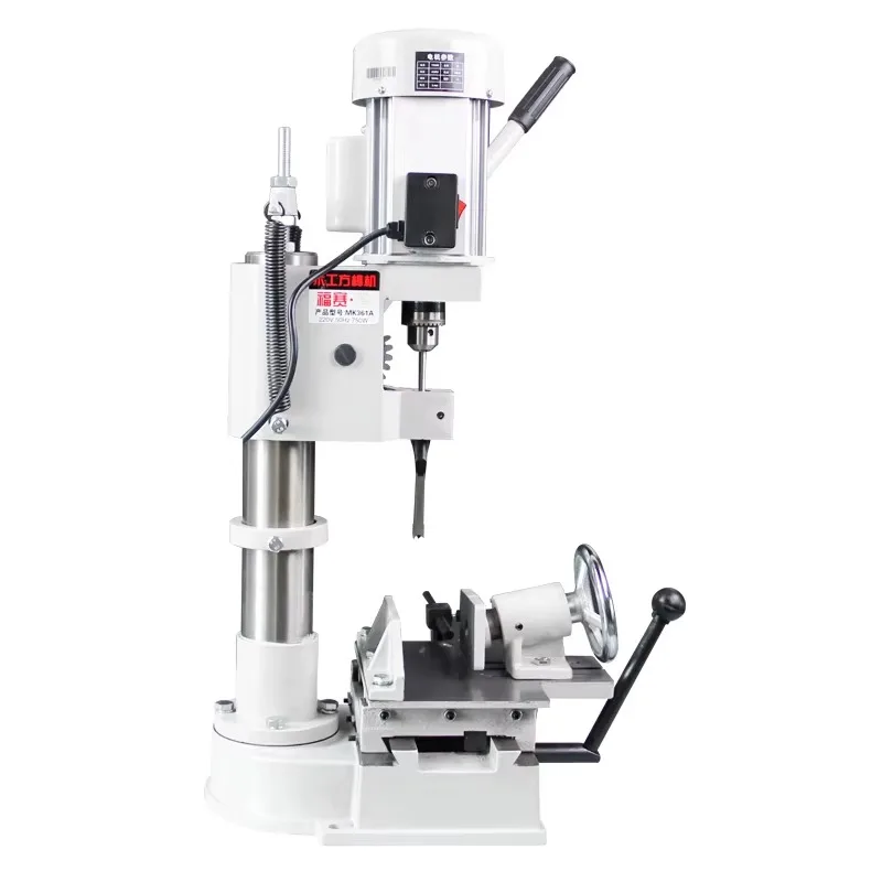 750W Woodworking Square Slot Chisel Mortiser MK361A Mortise And Tenon Machine for Wood Craftsmen And DIY Enthusiasts