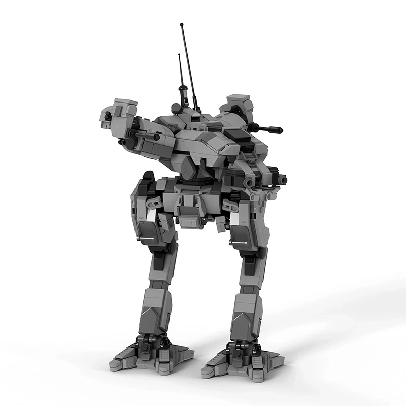 

991piece MOC game mecha series locust combat mecha model DIY assembly building block toys children's birthday gift