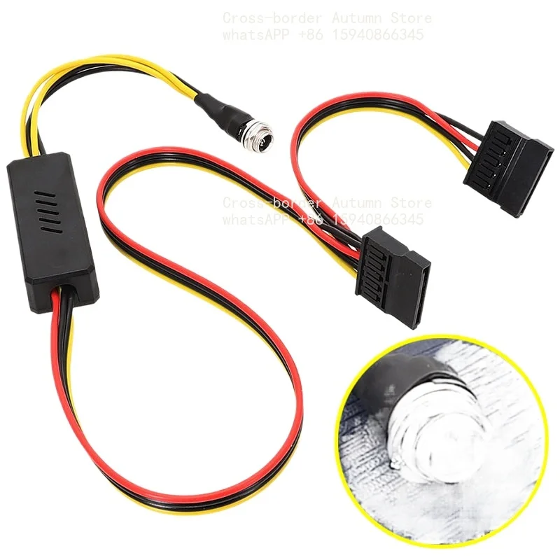 Male Connector Transfer Wire Convert To For Hard Disk Power Supply Extension Cable