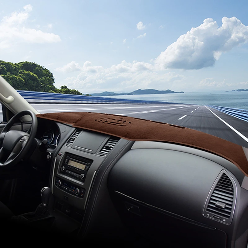 For Nissan Patrol Y62 2010 2011 2012 2013 2014 2015 2016 2017 2018 2019 2020 2021 2022 2023 2024 Car Dashboard Sun Shade Cover - view 6