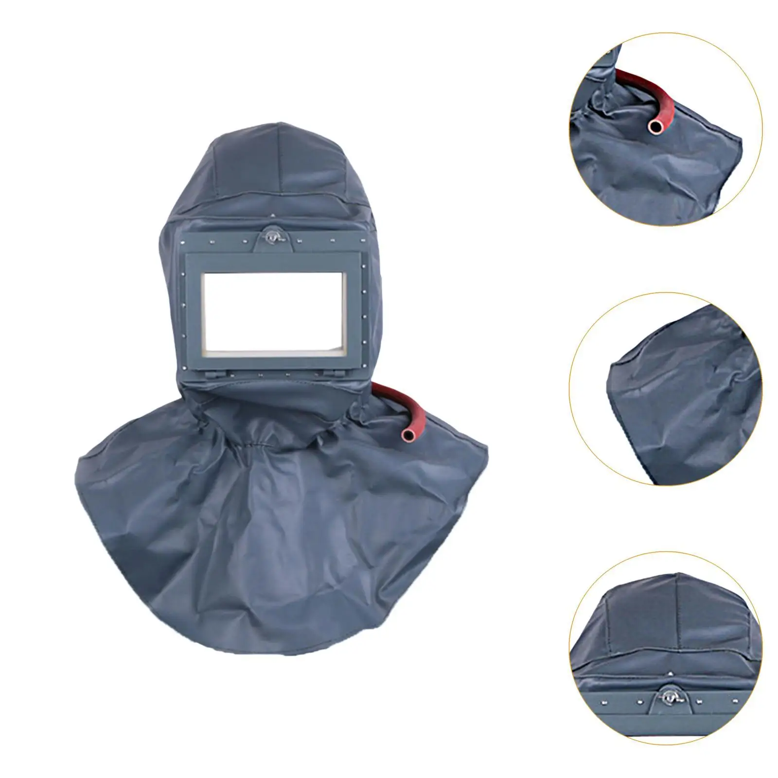 Sandblasting Helmets Lenses Easy to Use Scratch Resistant Sandblasting Hood
