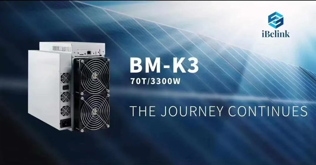 brand new iBeLink BM-K3 KDA miner 70TH/S hashrate 3300W have stocks shipping now kda miner