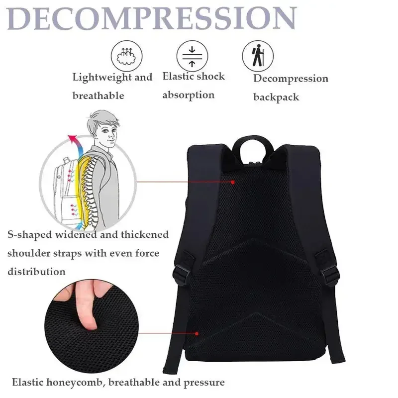 Sky02의 시그니처 패셔너블 백팩 남학생과 여학생 캐주얼 학교 가방 High-Qualit88Ji