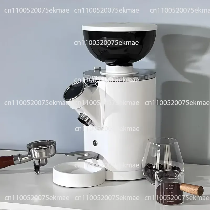 11 Gear Adjustment 60mm Stainless Steel Grinder Touch Screen Control Electric Coffee Bean Grinder