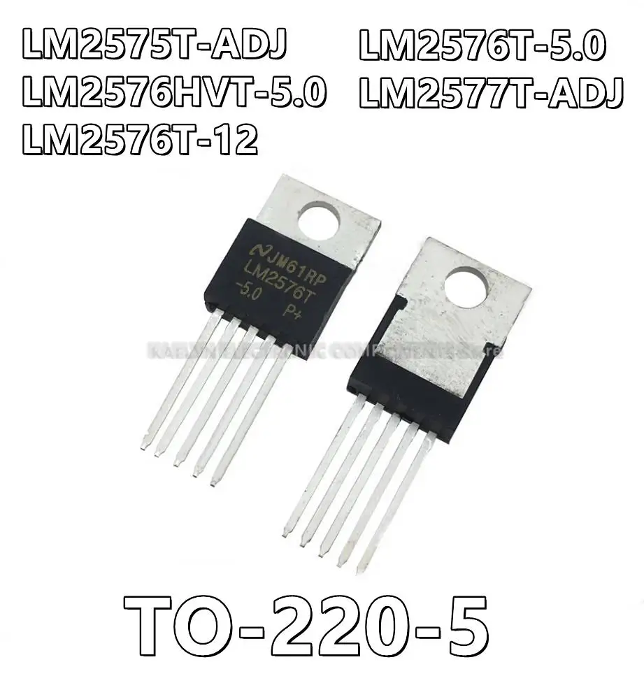 10Pcs/lot LM2575T-ADJ LM2575T LM2576HVT-5.0 LM2576HVT  LM2576T-12 LM2576 LM2576T-5.0 LM2576T LM2577T-ADJ LM2577T TO-220-5