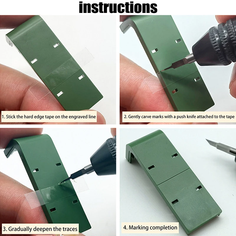 أدوات نموذجية شريط توجيه للنقش ، خط قطع نحت ، شريط لاصق لميكا ، مجموعة خطوط لوحة تصنعها بنفسك