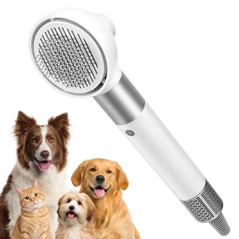 A93Z Pet Hair Dryer& Blower With Hot Air Brush- 2-In-1 Dog Grooming Blow-Dryer Brush, US Plug Included view 3