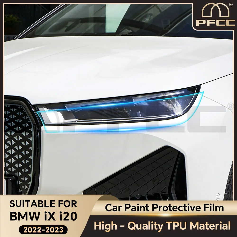 

PPF for BMW IX50 IX40 M60 Xdrive i20 2022 2023 TPU Headlight Rearview Film Car Paint Protection Film Transparent Clear Sticker