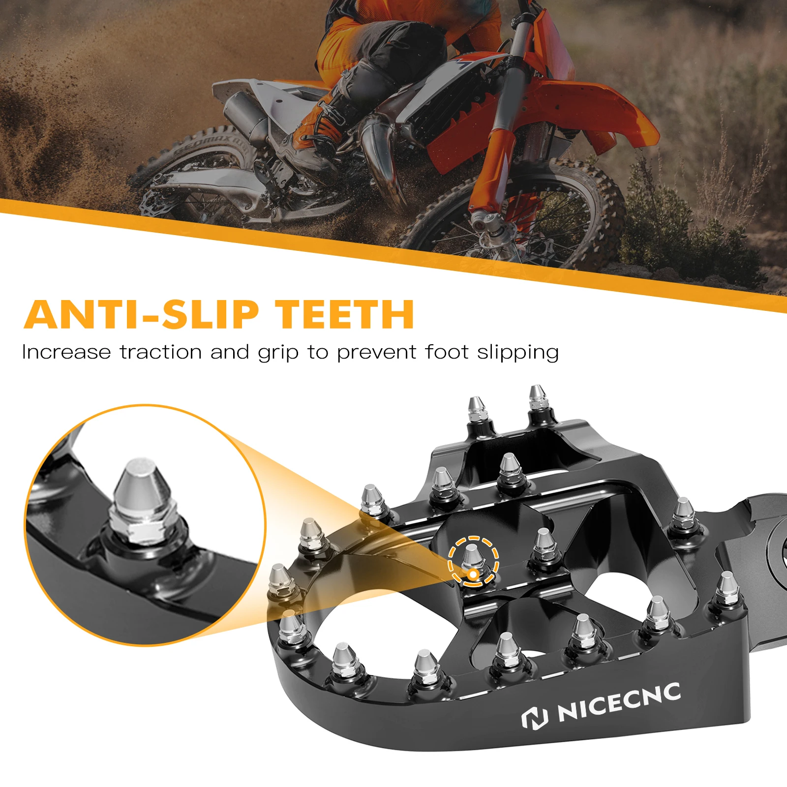 NICECNC لـ 2023 Beta Xtrainer 300 X-TRAINER 250 2015-2023 RR 300 250 2013-2019 دراجة نارية موسع أوتاد القدم يميل مسند القدمين