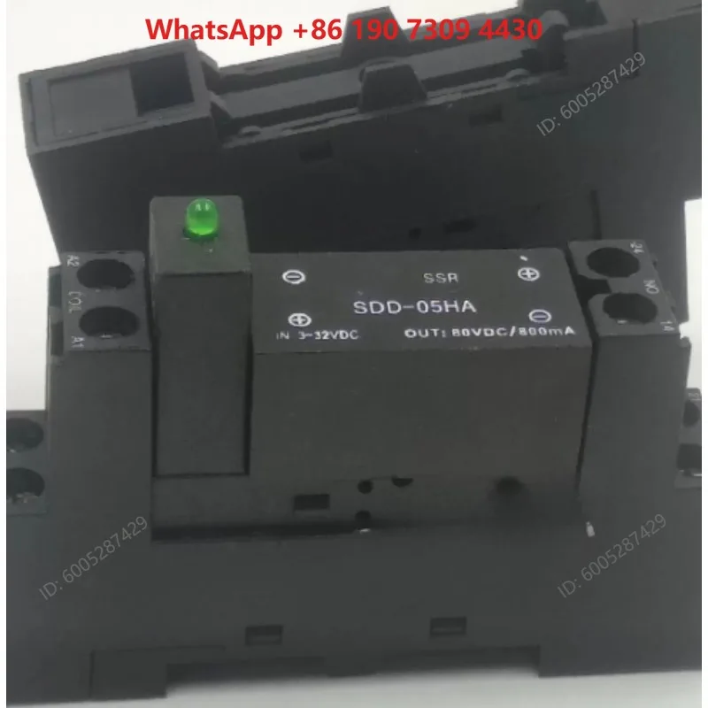 Suitable for small DC solid state SSR relay SDD-05HA IN 3-32VDC OUT80VDC/800MA 10pcs