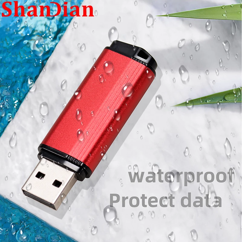 Plastic Mini 64Gb Flash Drive Free Logo USB 2.0 32GB Red Pen Drives Black Metal 16Gb Memory Stick Fat32 8GB  U Disk 4GB NTSF