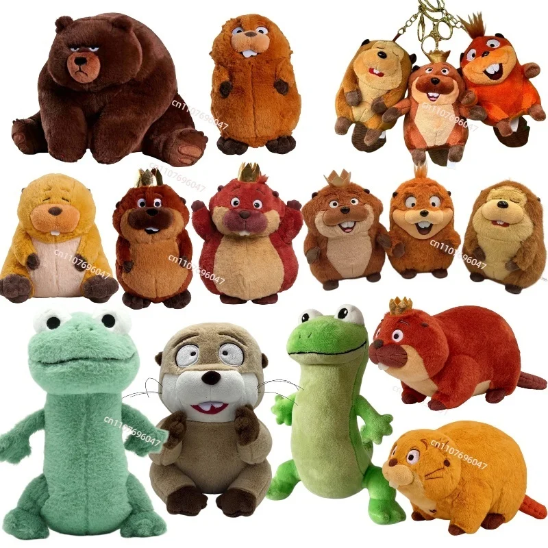 

2026 New Beaver Hoppers Lizard Tom Plush Doll Toy Green Stand Lizard Simulation Stuy Plush Doll Kawaii Festival Gifts