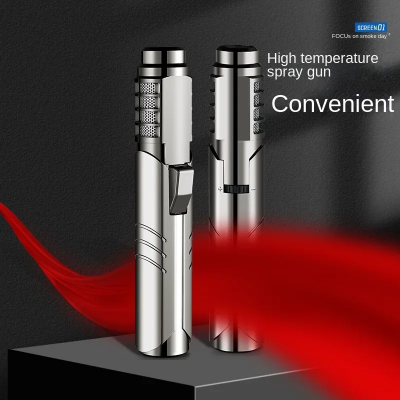 Jet Gas Lighter Jewelry Welding High Firepower Torch Flame Spray Gun Kitchen Smoking Accessories Windproof Turbo Cigar Lighters