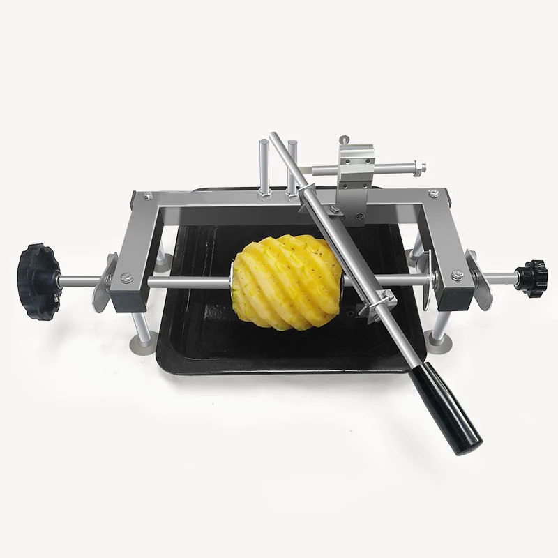 Commercial Use Hand Crank Pineapple Peeling Machine manual Pineapple Peeler