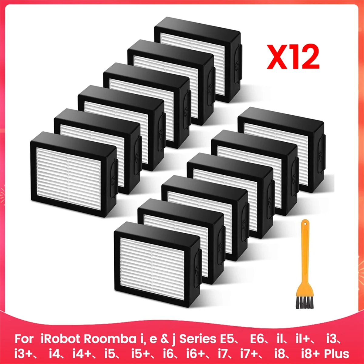12 Pcs Hepa Filter … - image