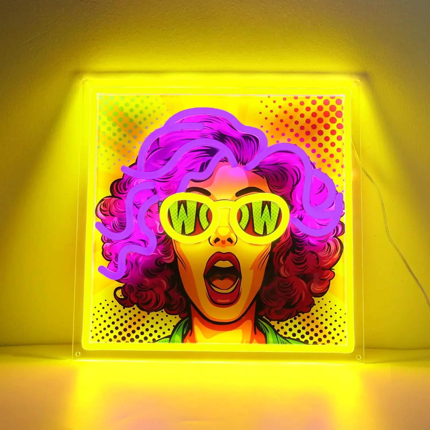 

Pretty Girl Neon Sign USB UV Print Cool Lady LED Light for Home Bar Club Gaming Room Bedroom Decoration personnalisé Gift