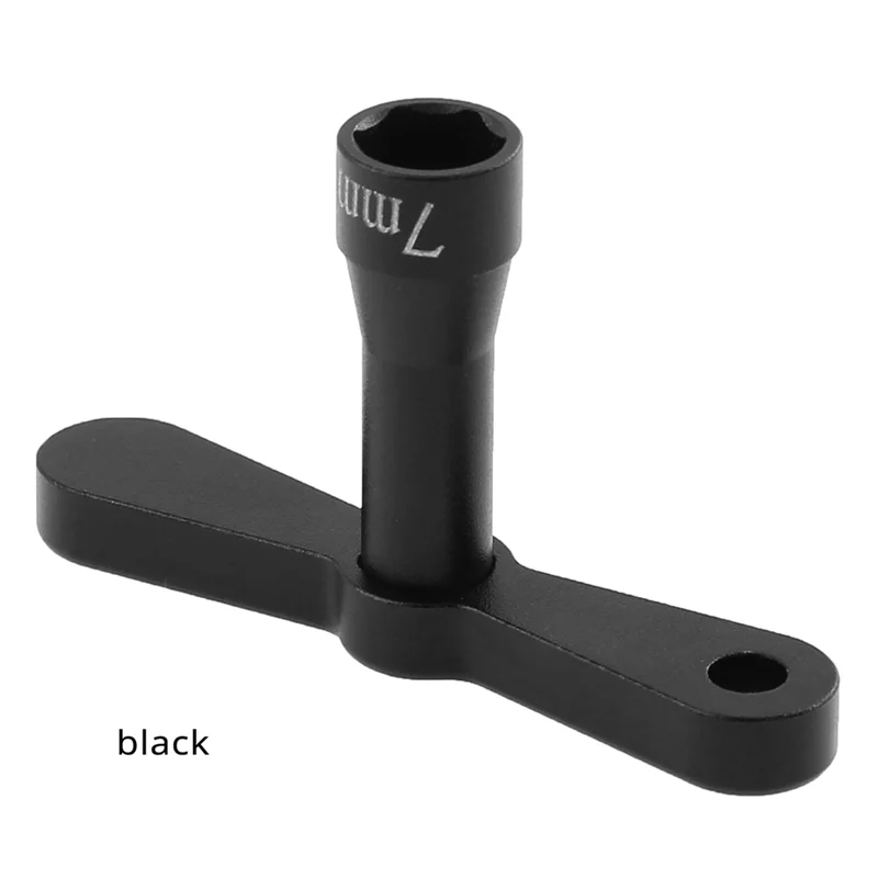 업그레이드 부품 금속 휠 육각 7Mm 너트 슬리브 렌치 도구 1/18 1/24 RC 크롤러 자동차 TRX4M SCX24 AX24 FCX24 FCX24M Purpler