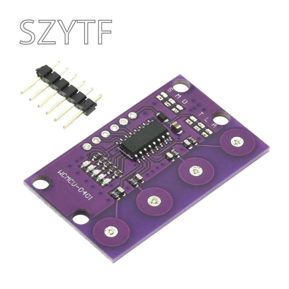 MCU-0401 4-bit Button Capacitive Touch Proximity Keyboard Select Self-locking Function