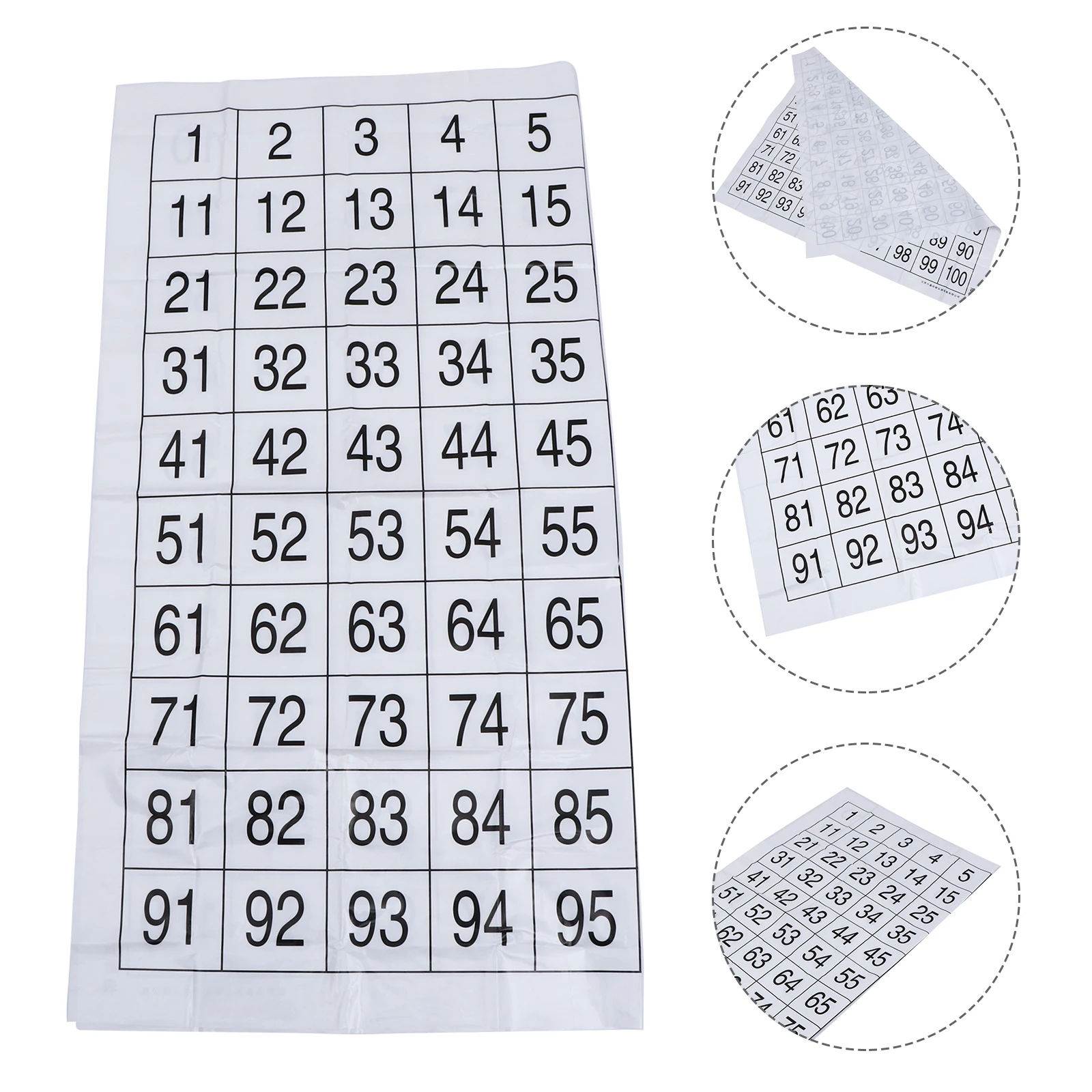 

1 Set 1-100 Numbers Learning Wall Chart Poster Educational Plaything Preschool Early Childhood Development Safe