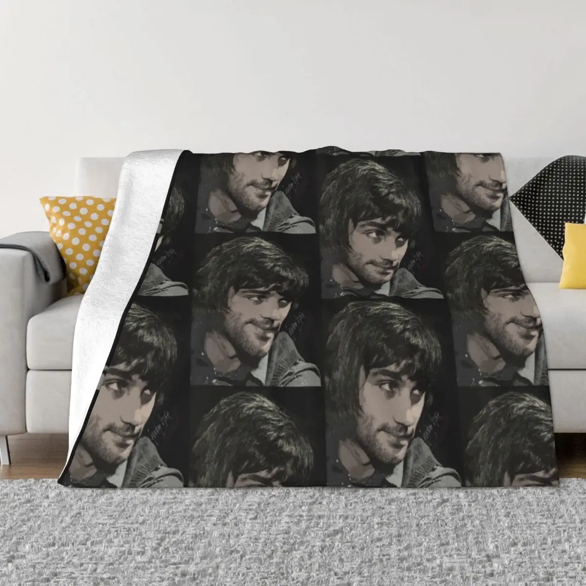 George Best Football Genius Throw Blanket Plaid Hair Blanket Luxury St Blanket Fluffy Blankets Large