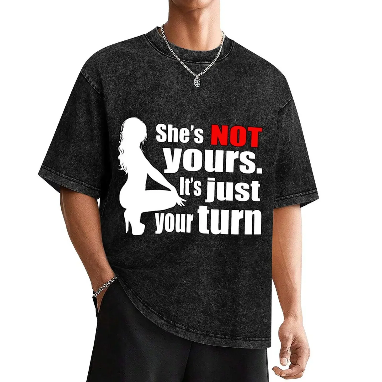 

She's NOT yours. It's just your turn - red pill Mgtow Matrix design T-Shirt vintage clothes heavyweights clothes for men