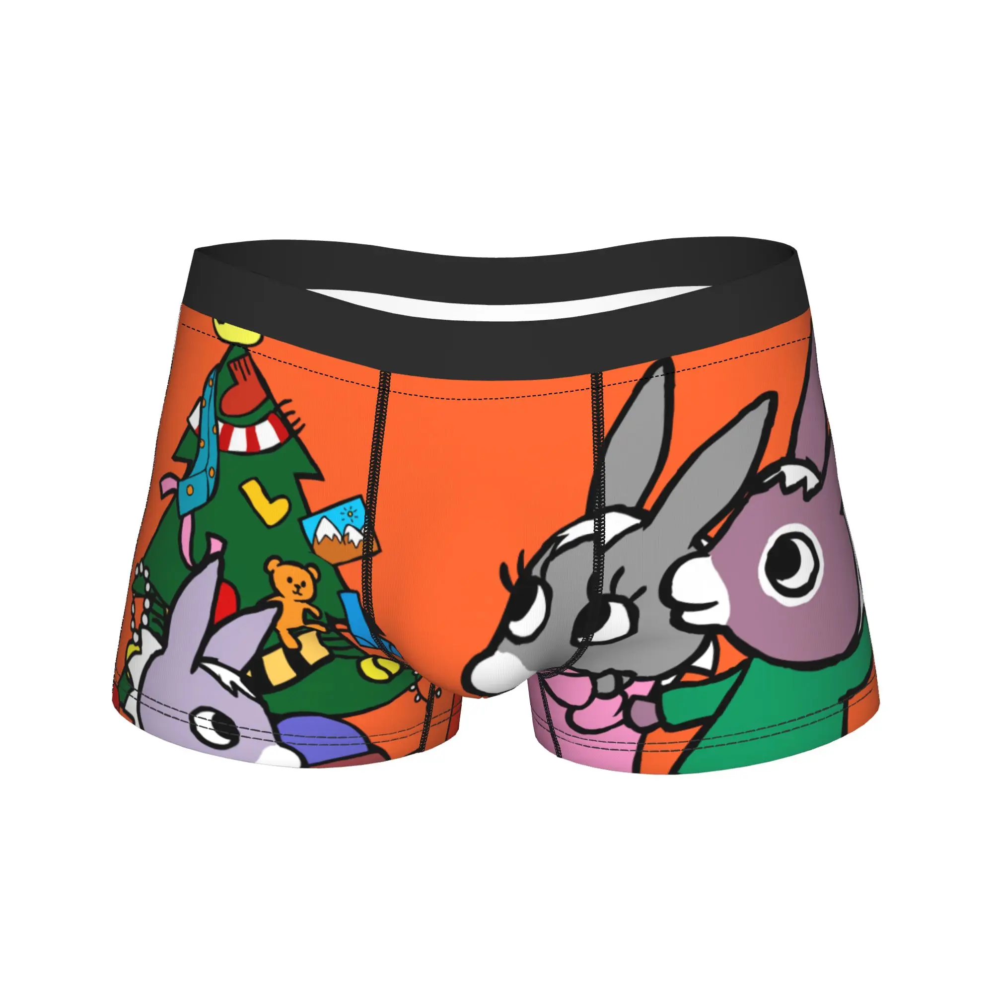 

Men Kawaii Trotro Underwear Cartoon Funny Boxer Briefs Shorts Panties Homme Breathable Underpants S-XXL