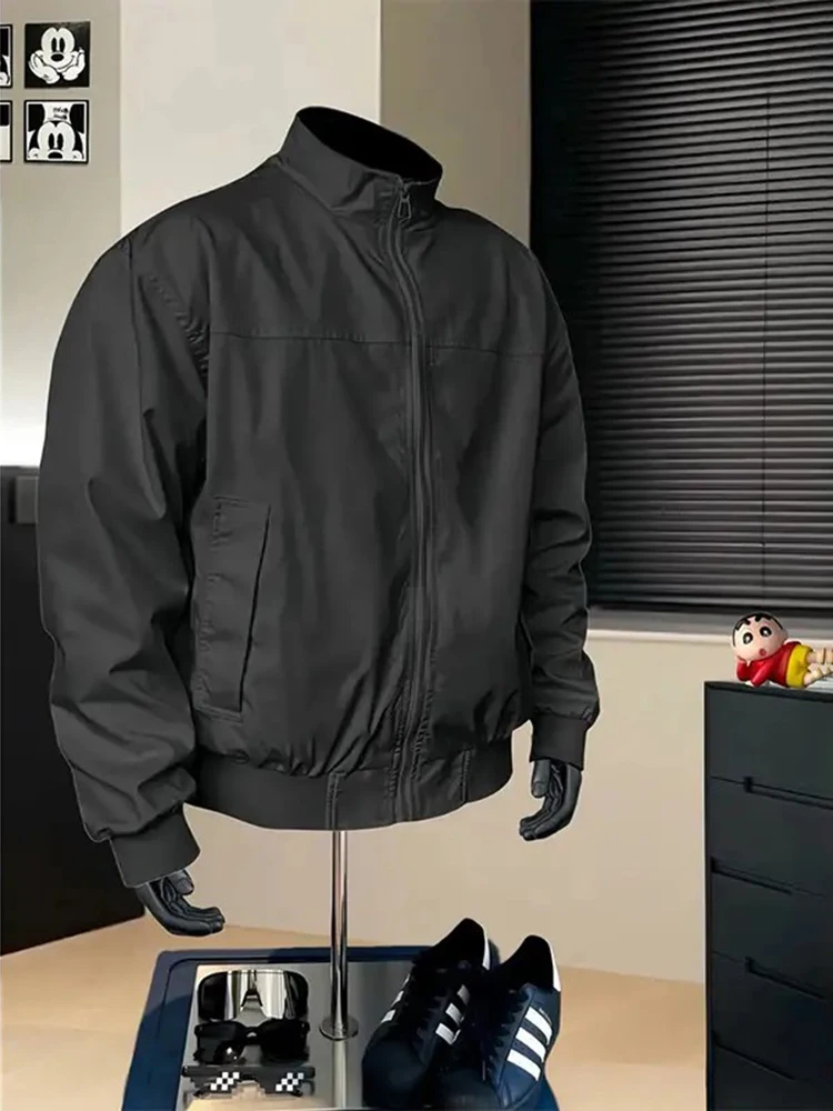 

Мужская утепленная куртка-бомбер Bla American Style из хлопка для осени и зимы, ветрозащитная, с воротником-стойкой, в бейсбольном стиле