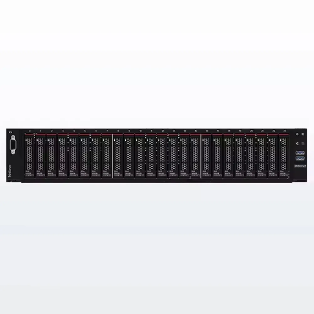 ThinkSystem SR660V2 Rack Server  2U  Workstation Commercial Offi AI Computing 2 gold 6330 256G, 2*1.92T, 2*RTX4090