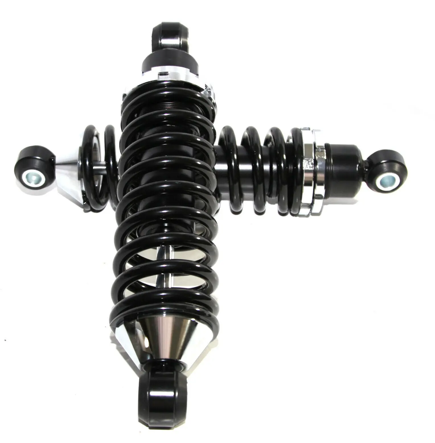 

US 1 Pair Rear Street Rod Coil Over Shock W/250 Pound Black Coated Springs