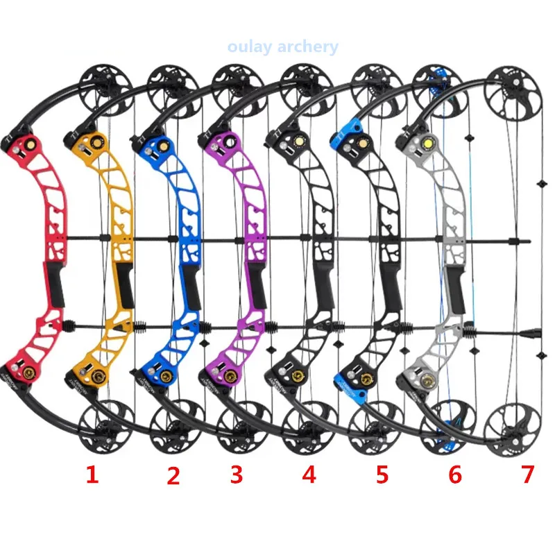 T1 Archery Compound Bow for Outdoor Hunting Shooting Aluminum Bare Bow Archery Aluminium Compound Bow and Arrow