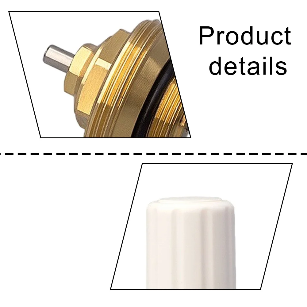 M18X1 Automatic Valve Core Copper ABS Spring Shut Off Temperature Control For Underfloor Heating Water Distributor Actuator
