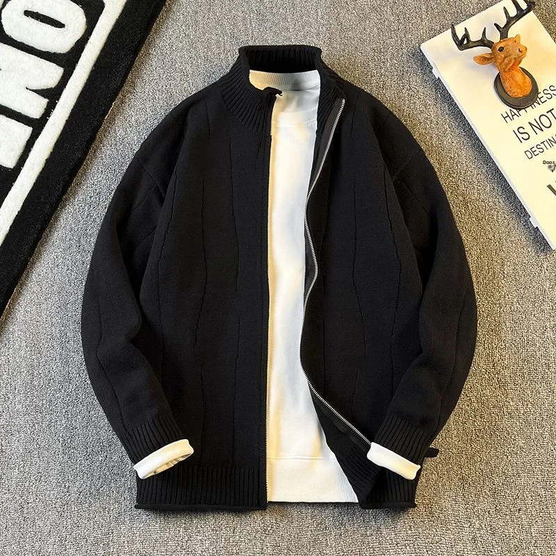 

Men's Knitted Open Cardigan Jaet Loose Casual Sweater Spring Autumn Winter New Lazy Sle Outerwear Soft Polyester Fiber