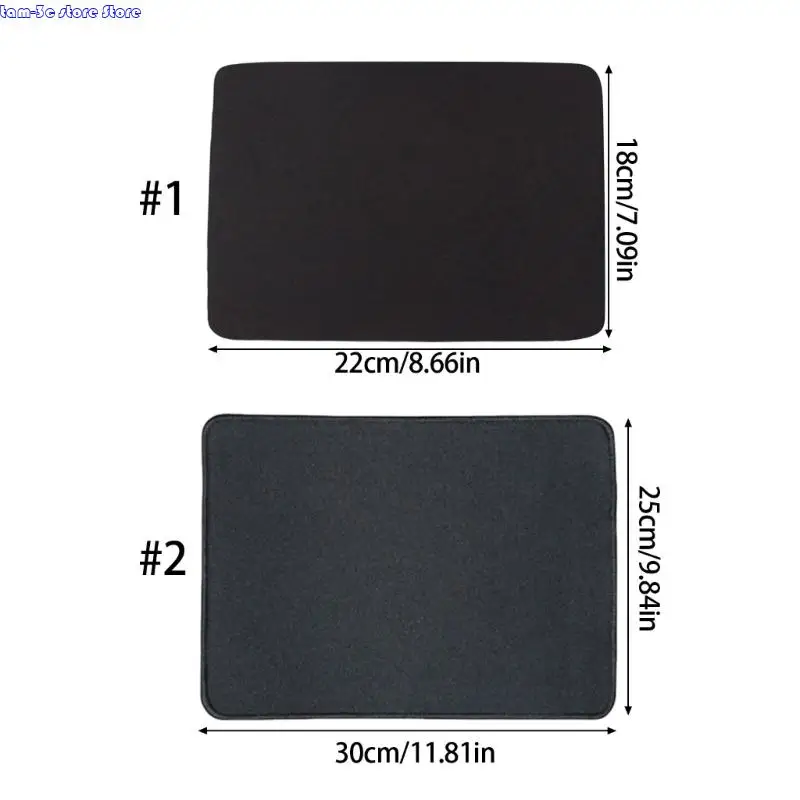 D0UA Black Mouse Pad Gaming Pad ratón para almohadilla mouse mouse alfombra mouse mouse escritorio