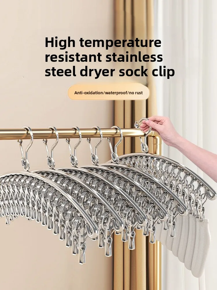 

Термостойкая вешалка для сушки белья, подходит для одежды, нижнего белья, может использоваться в домашней сушилке, устойчивая к высоким температурам...