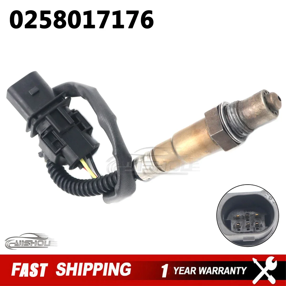 Air Fuel Ratio O2 Oxygen Lambda Sensor For AUDI A3 Q7 TT For Volkswagen Jetta Passat Touran 0258017176 06F906262AG 022906262AD