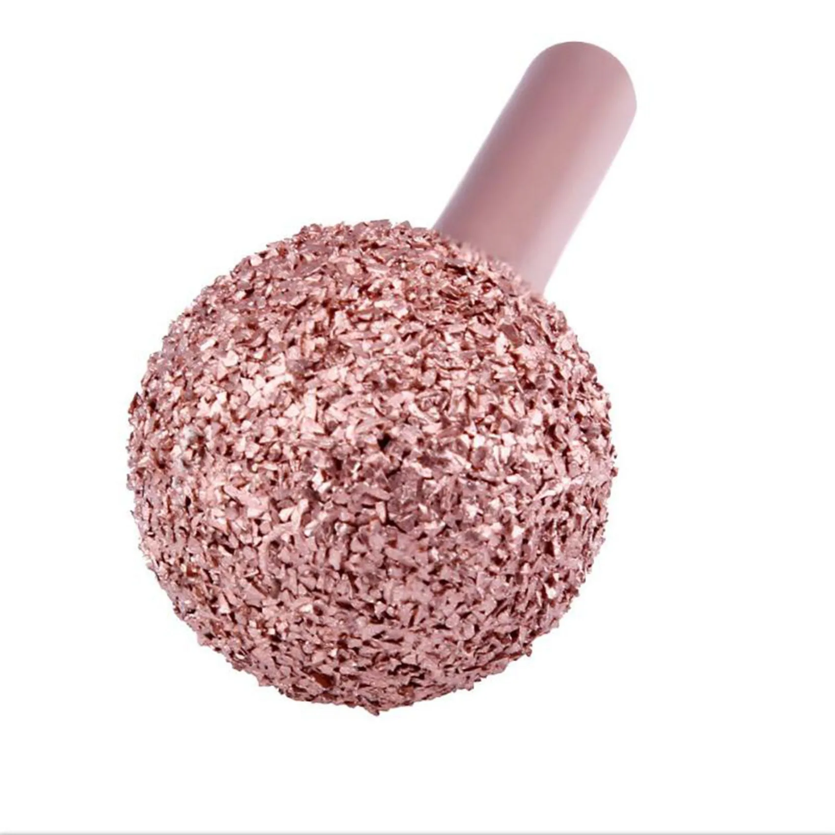 AC88-3X Car Tire Repair Grinding Head Coarse Grit Buffing Wheel With Linking Rod Tire Repair Tools 22Mm Ball With Round Rod