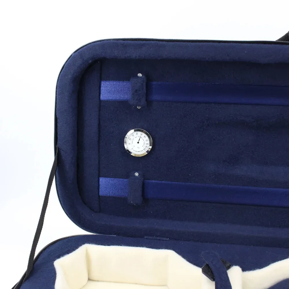 Picture 4: Violin 4/4 3/4 Lightweight Waterproof Widened Shoulder Pad Strong Foam Gray Blue Small Violin Case