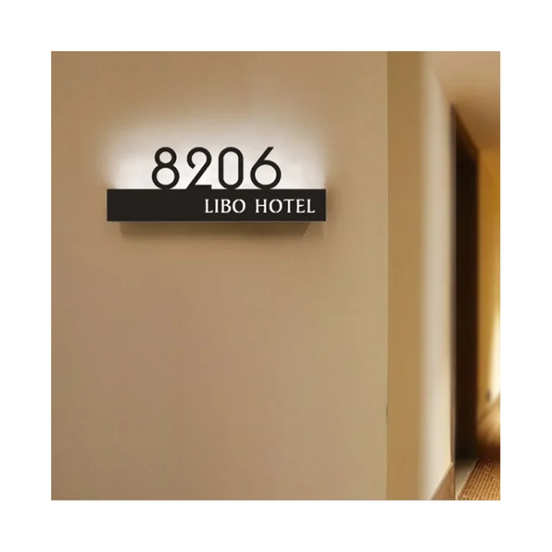 

One-stop Service Custom Address Guide Directional Sign Building Floor Door Number Sign Wall Sign for Building Office Mall