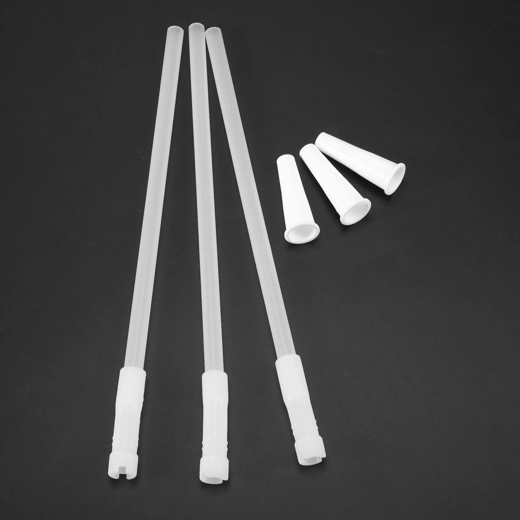 JKQZ Straws Compatible Gallon Water Bottle , Reusable Adjustable Straws for 1000Ml/2000Ml Jug, 3 Straws Set