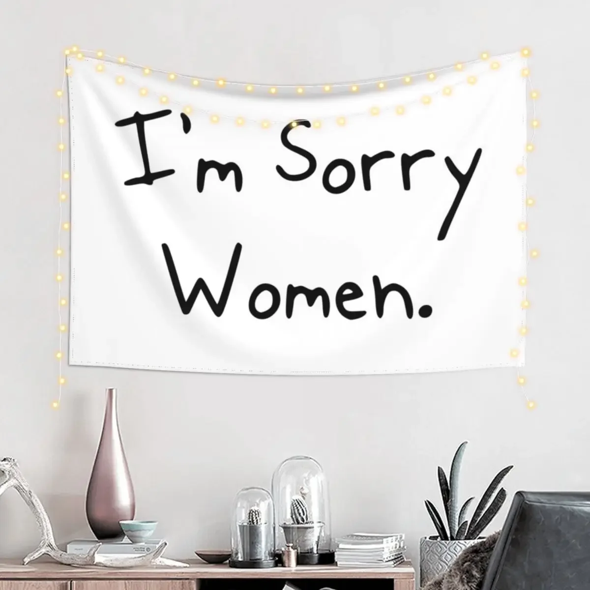 I'm Sorry Women.' Diary Of a Whimpy Kid Tapestry Room Aesthetic Decor Home Decorations Aesthetic Wall Deco Bedroom Deco Tapestry