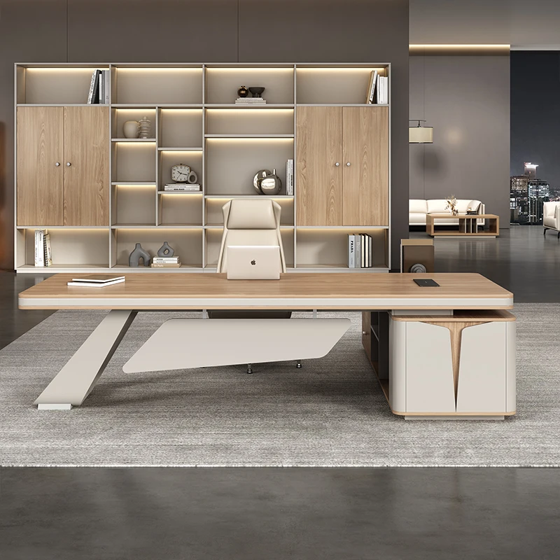 Manager Wood Executive Office Desk Designer Strong Computer Standing Office Desks Modern Luxury Mesa Escriotorio Furniture