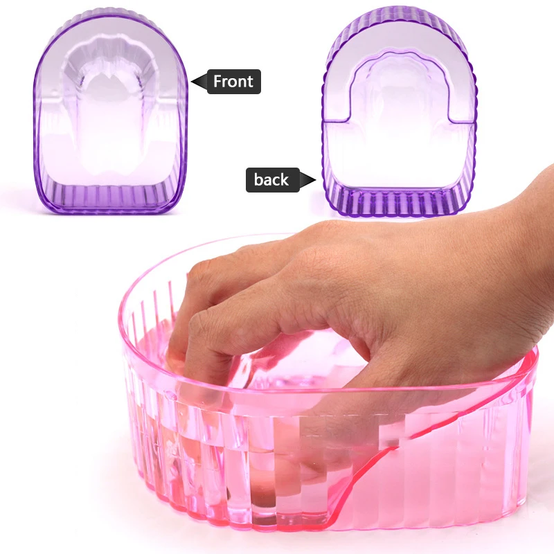 Nail Art Soaking Bowl Acrylic Soak Off Gel Polish Dip Powder Remover Manicure Bowl For Nail Art