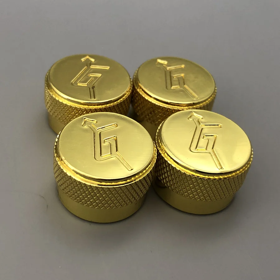

Gold Gretsch Guitar Knobs 4 Pieces In One Parcel