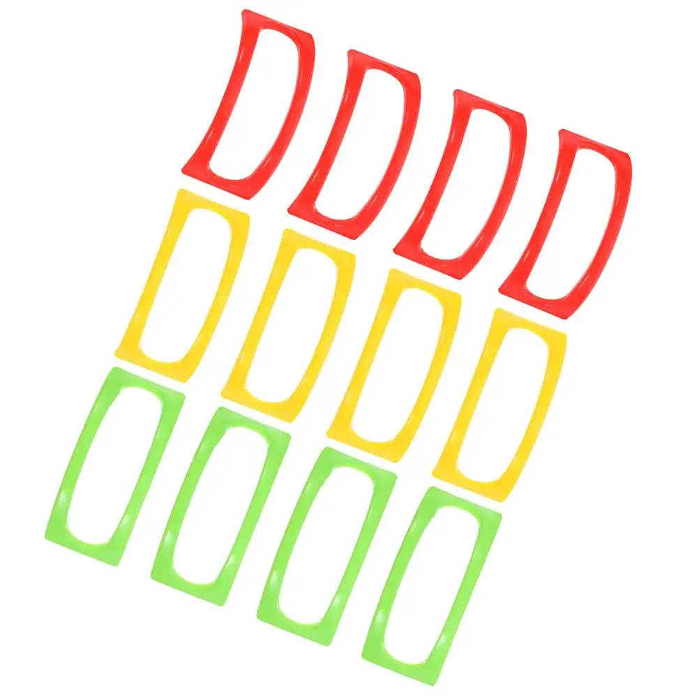 

12 PCS Tortilla Stand Taco Rack Holder Server Cake Bar Supplies Plastic Tray Holders Serving Platter