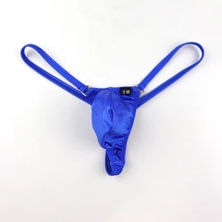 Sexy G-string Thongs Man Sexy Underwear T-back Panties Penis Pouch Underpants Low Waist Briefs Erotic Lingerie Seamless