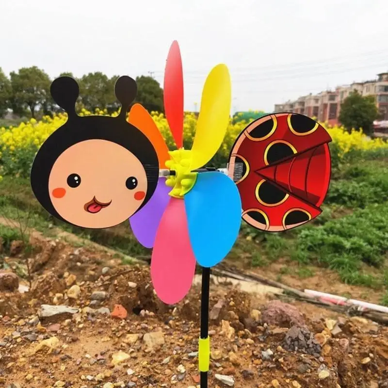 F19B Garden Pinwheels Animal Windmill Party Favor Garden Yard Lawn Decoration Toy
