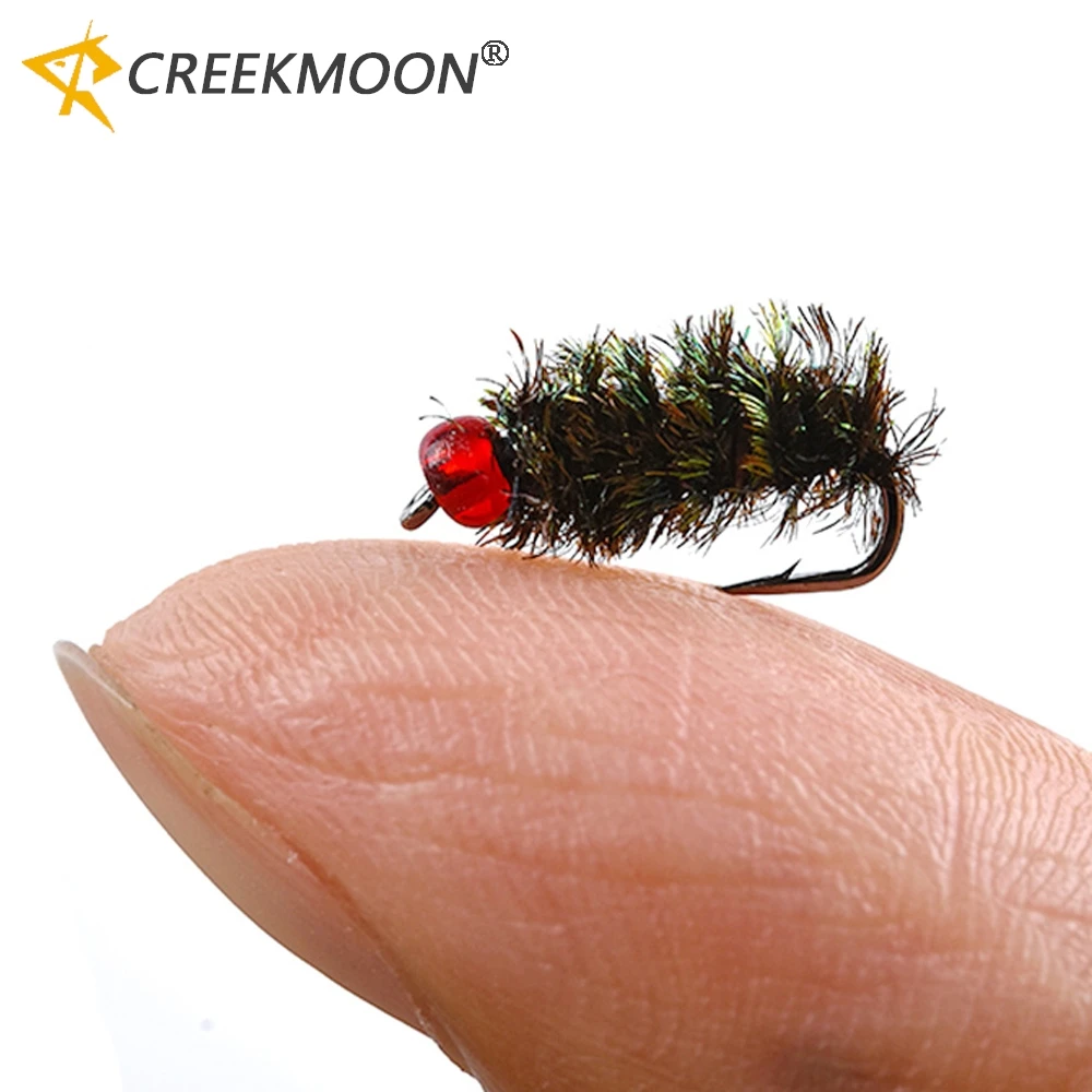 Novo Kit com 20 Iscas Artificiais de Insetos para Pesca com Mosca, com Anzol de Aço de Alto Carbono Super Afiado, Acessórios de Pesca, Isca Artificial Seca para Pesca