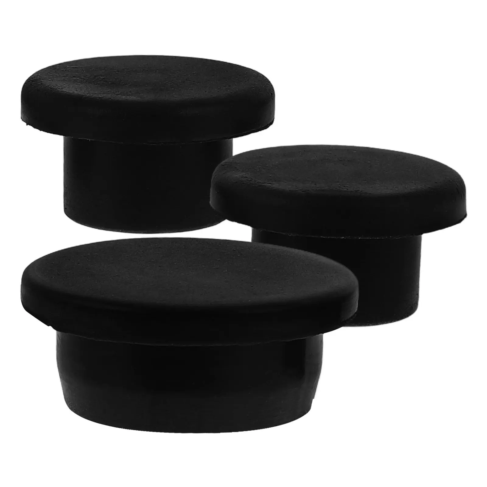 3Pcs Rubber Tailgates Sealing Plugs for Rear Bumper Holes Car Exterior Accessories Replacement Hole Plugs Weather Resistant Seal